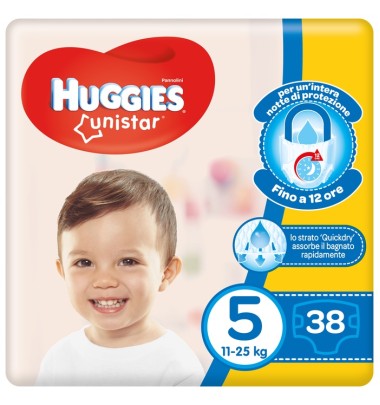 HUGGIES UNISTAR GRANDE 5 38PZ