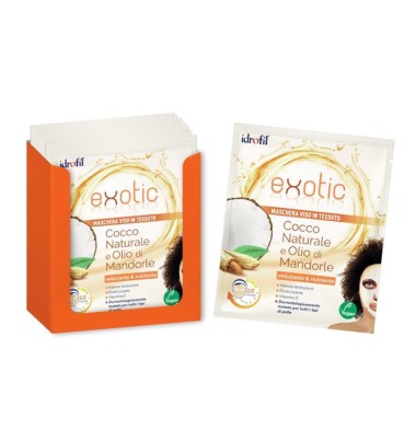 MASCHERA VISO TESSUTO EXOTIC