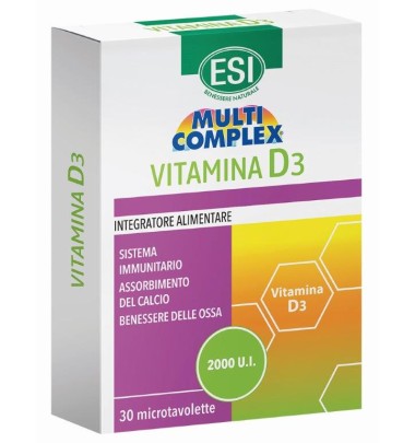 ESI MULTICOMPLEX VIT D3 30TAV -OFFERTISSIMA-ULTIMI PEZZI-PRODOTTO ITALIANO-