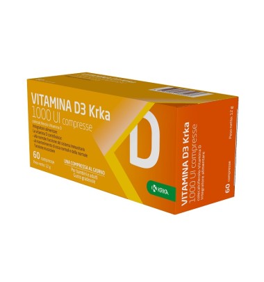 VITAMINA D3 KRKA 1000 UI 60CPR