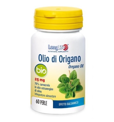 LONGLIFE OLIO ORIGANO BIO60PRL