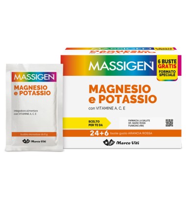Magnesio Potassio 24+6bust -ULTIMI ARRIVI-PRODOTTO ITALIANO-OFFERTISSIMA-ULTIMI PEZZI-