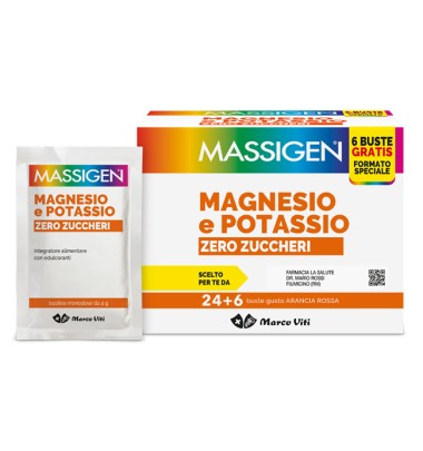 Magnesio Potassio Zero24+6bust -ULTIMI ARRIVI-PRODOTTO ITALIANO-OFFERTISSIMA-ULTIMI PEZZI-