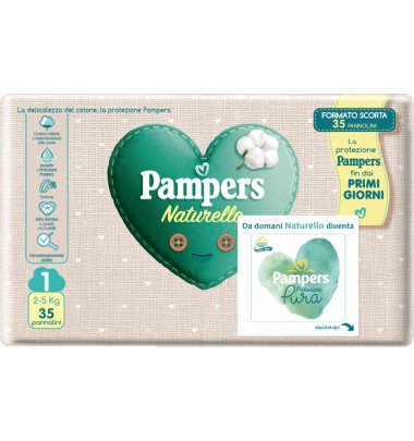 PAMPERS NATURELLO NEWBORN 35PZ