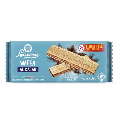 LAZZARONI WAFERS CACAO 175G