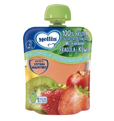 MELLIN POUCH FRAGOLA KIWI 90G