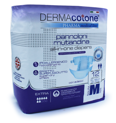 DERMACOTONE Pann.Mut.M 12pz