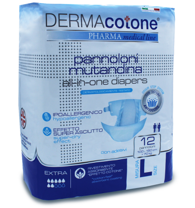 DERMACOTONE Pann.Mut.L 12pz