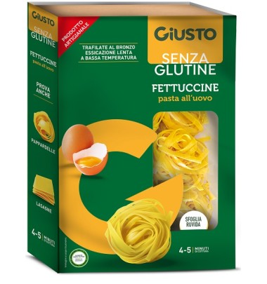 GIUSTO S/G FETTUCCINE UOVO250G