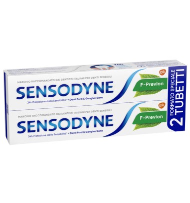 SENSODYNE F PREVION 2X75ML -OFFERTISSIMA-ULTIMI PEZZI-ULTIMI ARRIVI-PRODOTTO ITALIANO-