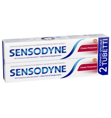 SENSODYNE CLASSIC PROT 2X75ML -OFFERTISSIMA-ULTIMI PEZZI-ULTIMI ARRIVI-PRODOTTO ITALIANO-