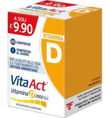 VITA ACT VIT D 2000 UI 60CPR