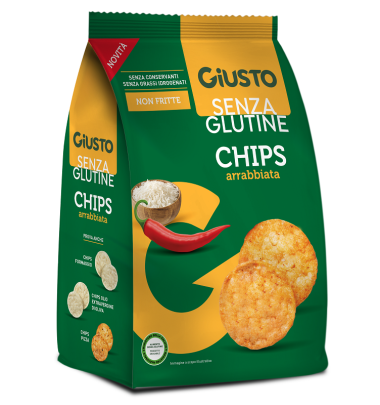 GIUSTO S/G CHIPS ARRABBIATA40G