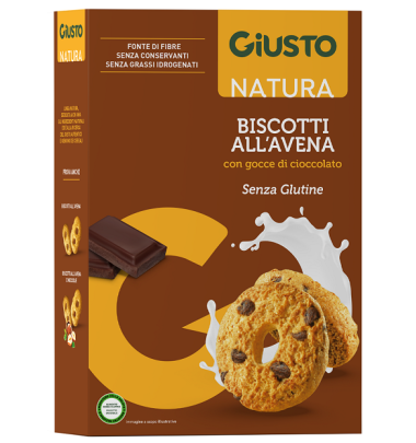 GIUSTO S/G BISCOTTI AVENA CIOC