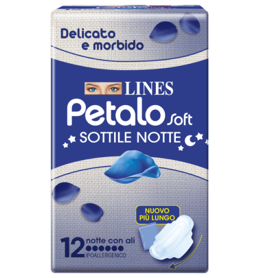 LINES PETALO Soft Notte 12pz