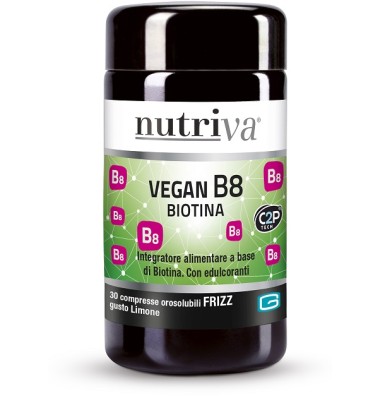 NUTRIVA VEGAN B8 FIZZ 30CPR LIMO