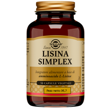 LISINA SIMPLEX 50CPS VEG SOLGAR