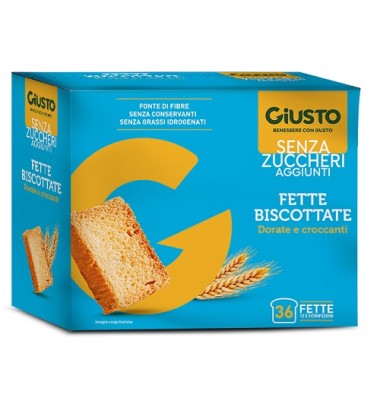 GIUSTO S/ZUCCH FETTE BISC 300G