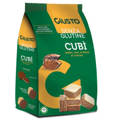 GIUSTO S/G CUBI'Wafer Cac.250g