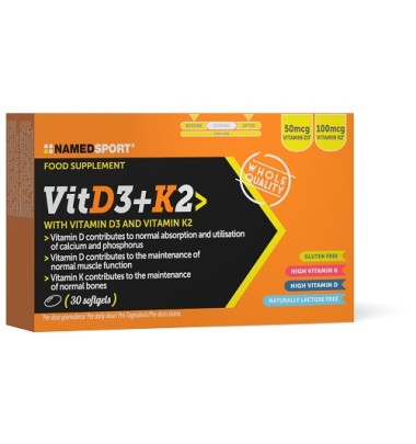 VITAMIN D3+K2 30SoftGels