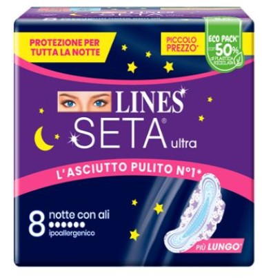 LINES SETA ULTRA NOTTE 8PZ