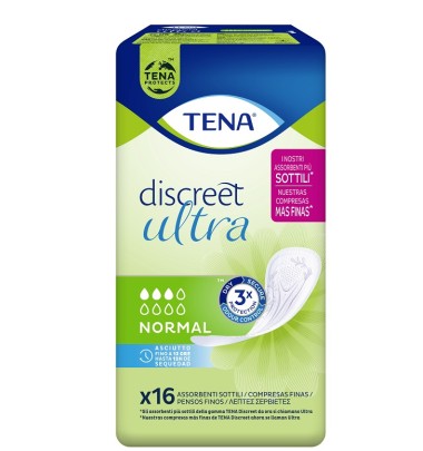 TENA DISCREET ULTRA NORMAL 16P