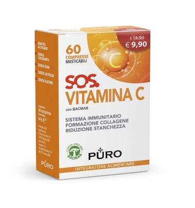 PURO SOS Vit.C 60Cpr mast.