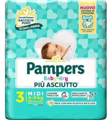 PAMPERS BD DOWNCOUNT MIDI 20PZ