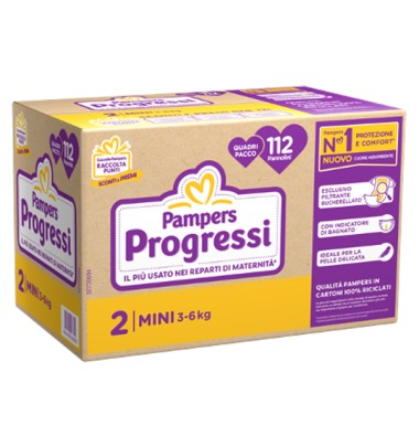 PAMPERS QU PROG MINI 112PZ