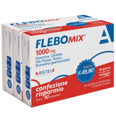 FLEBOMIX 1000MG TRI-PACK 90CPR
