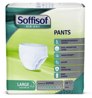 SOFFISOF AIR DRY PANTS SUPER L