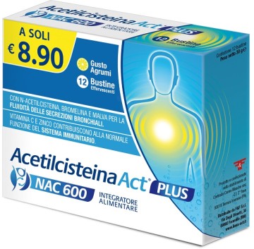 ACETILCISTEINA ACT PLUS NAC600