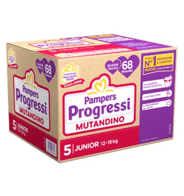 PAMPERS PROG MUT QUADRI J 68PZ