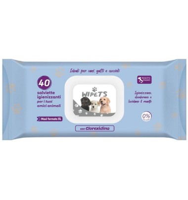 SALVIETTINE PETS CLOREXID 40 PZ