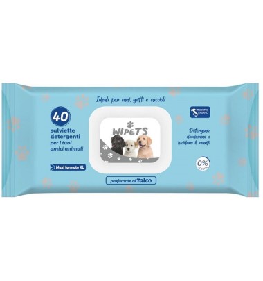 SALVIETTINE PETS TALCO 40 PZ