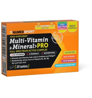 MULTI VITAMIN&MINERAL PRO30CPR