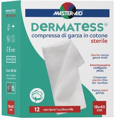 DERMATESS Cot.Garza 18x40*12pz