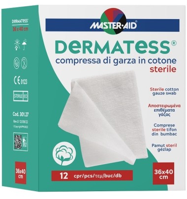 DERMATESS Cot.Garza 36x40*12pz