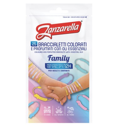 ZANZARELLA Bracc.Family 25pz
