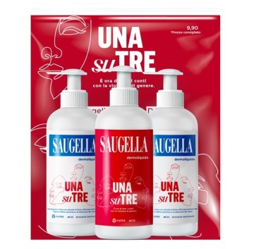 BUNDLE SAUGELLA DERMOLIQ 3X200