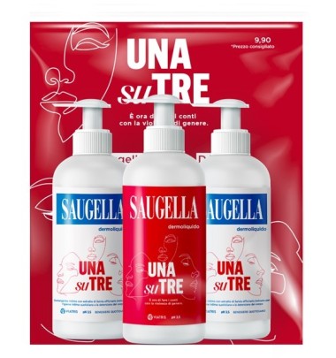 BUNDLE SAUGELLA DERMOLIQ 3X200