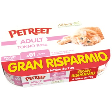 PETREET NATURA TONNO ROSA 70G