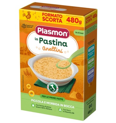 PLASMON Pasta Anellini 480g