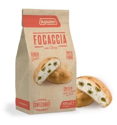 AGLUTEN Focaccina Olive 100g