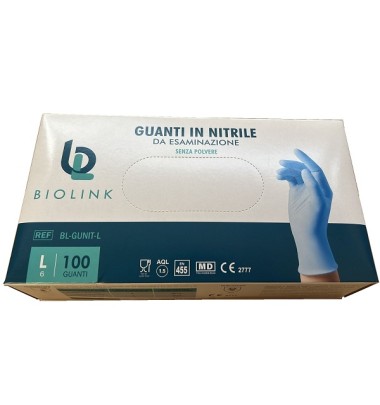 BL-GUNIT Guanti NITRILE L