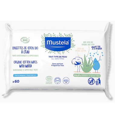 MUSTELA SALV ACQ COT BIO 60PZ