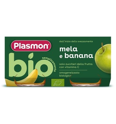 OMO PL.Banana/Mela Bio 2x 80g