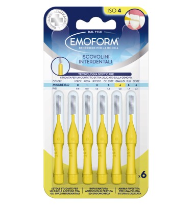 EMOFORM Scov.ISO 4 Giallo 6pz