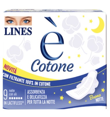 LINES E' COTONE NOTTE 9PZ