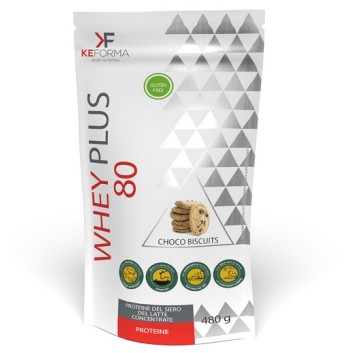 WHEY PLUS 80 CHOCO BISCUIT480G